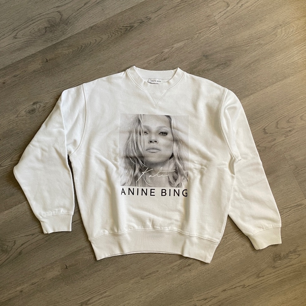 Anine Bing Ramona Kate Moss Sweatshirt New